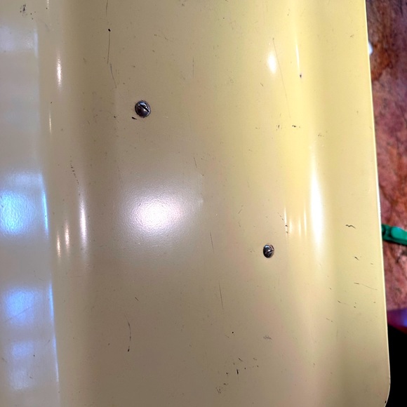 Vintage American Family 30 LB Nursery Baby Metal Scale Yellow Decor - Picture 4 of 6